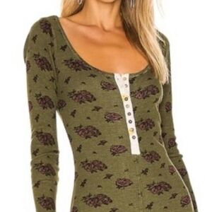 Free People Floral Pajama Set